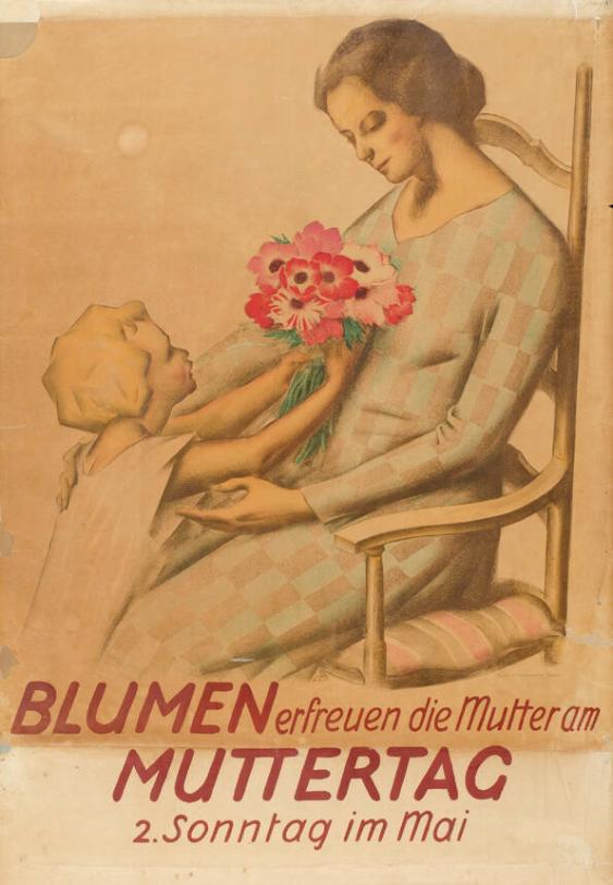 Blumen erfreuen die Mutter am Muttertag - 2. Sonntag im Mai