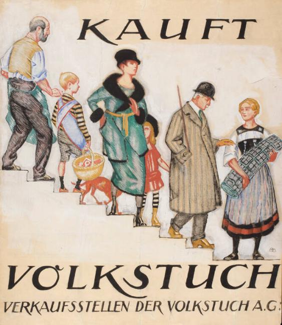 Kauft Volkstuch - Verkaufsstellen der Volkstuch A.G: