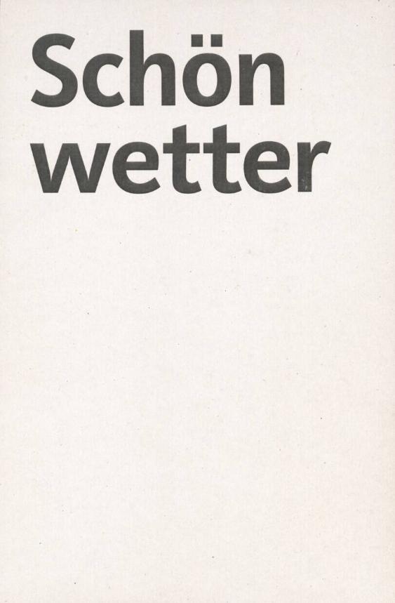 Schönwetter