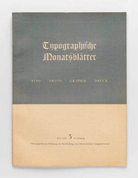 TM Typographische Monatsblätter, 3, 1942