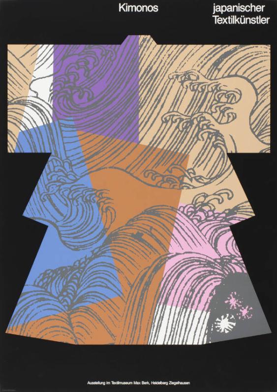 Kimonos japanischer Textilkünstler - Ausstellung im Textilmuseum Max Berk, Heidelberg Ziegelhausen