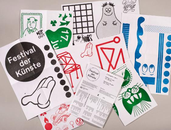 Festival der Künste 2011: Flyer Sammlung