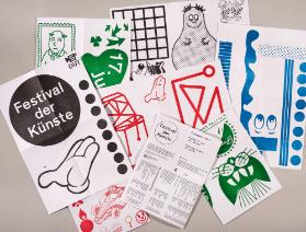 Festival der Künste 2011: Flyer Sammlung