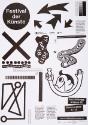 Festival der Künste 2011: Plakat gross Schwarz 2