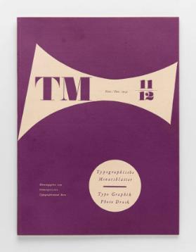 TM Typographische Monatsblätter, 11/12, 1943