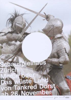 Schauspielhaus Zürich - Merlin oder das wüste Land von Tankred Dorst - ab 26. November