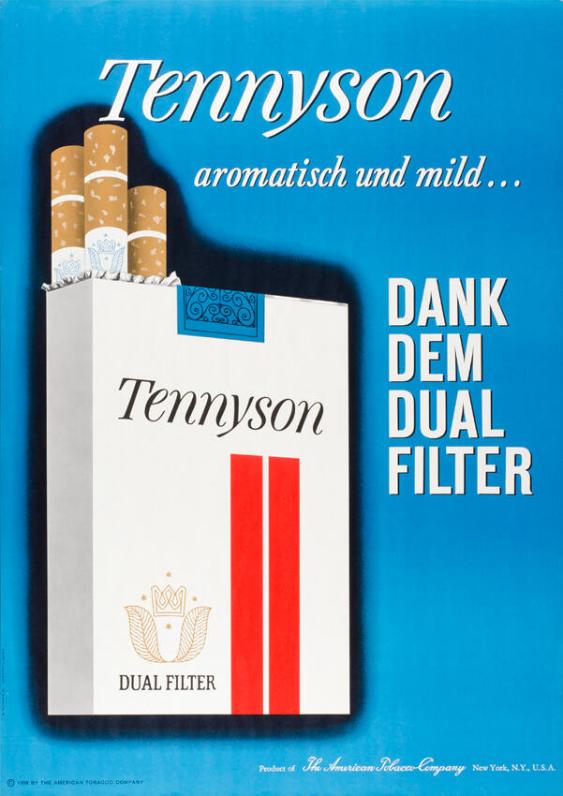 Tennyson - aromatisch und mild... - Dank dem Dual Filter - Tennyson