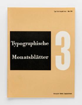 TM Typographische Monatsblätter, 3, 1946