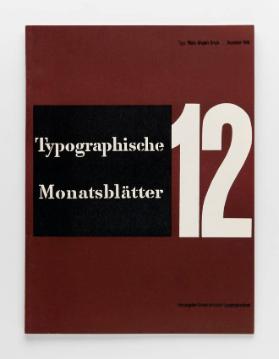 TM Typographische Monatsblätter, 12, 1946