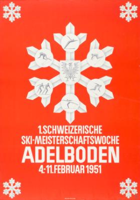 1. Schweizerische Ski-Meisterschaftswoche - Adelboden - 4.-11. Februar 1951