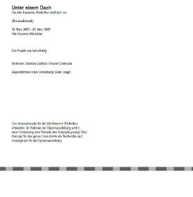 Unter einem Dach