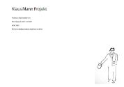 Klaus Mann Projekt