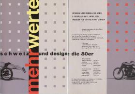 Mehrwerte - Schweiz und Design : die 80er