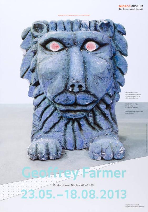 Geoffrey Farmer - Production on display - Migros Museum für Gegenwartskunst