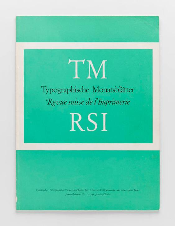 TM Typographische Monatsblätter, 1/2, 1948