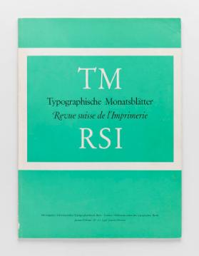 TM Typographische Monatsblätter, 1/2, 1948