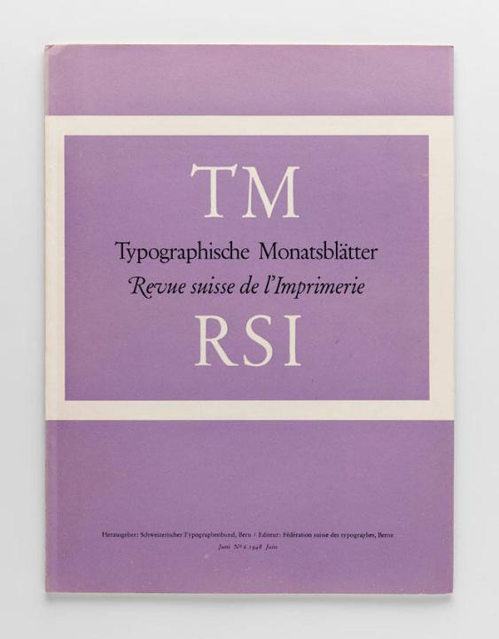 TM Typographische Monatsblätter, 6, 1948