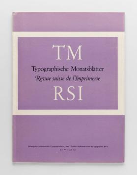 TM Typographische Monatsblätter, 6, 1948