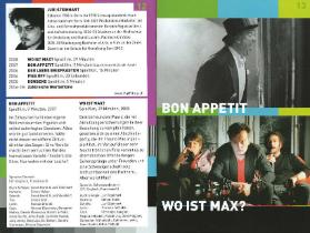 Bachelor 08 Film ; Einzelseite aus Booklet, Juri Steinhart