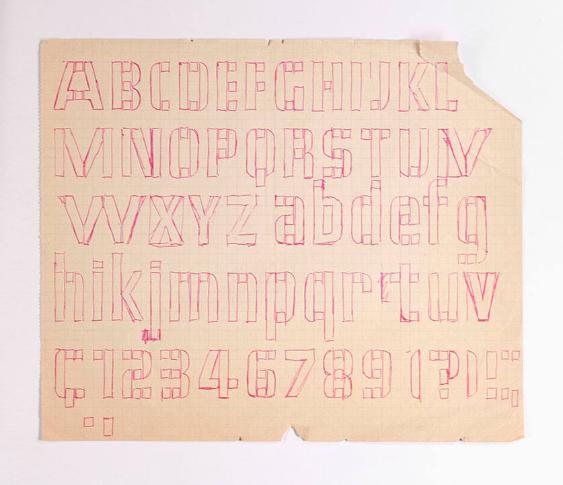 [Alphabet und Ziffern der Element-Grotesk]