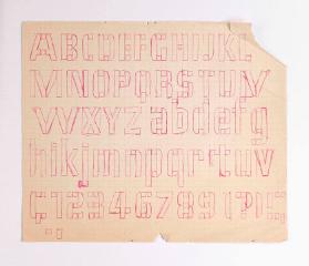 [Alphabet und Ziffern der Element-Grotesk]