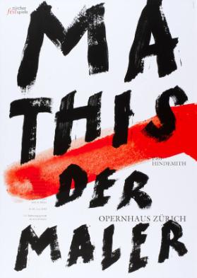 Zürcher Festspiele - Mathis der Maler - Opernhaus Zürich