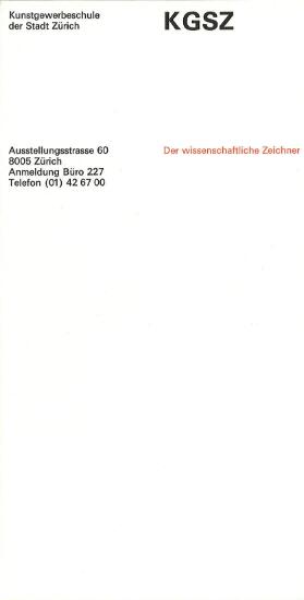 KGSZ, Der wissenschaftliche Zeichner
