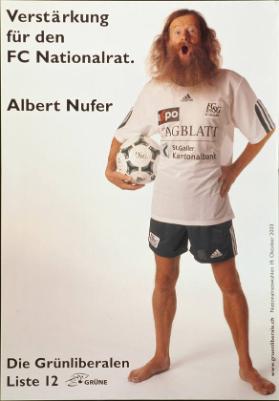 Verstärkung für den FC Nationalrat. - Albert Nufer - die Grünliberalen