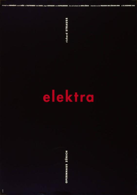 Elektra - Richard Strauss - Opernhaus Zürich