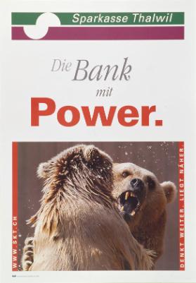 Die Bank mit Power. Sparkasse Thalwil - Denkt weiter. Liegt näher.