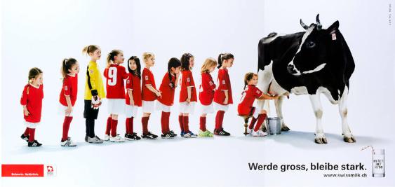 Werde gross, bleibe stark. www.swissmilk.ch