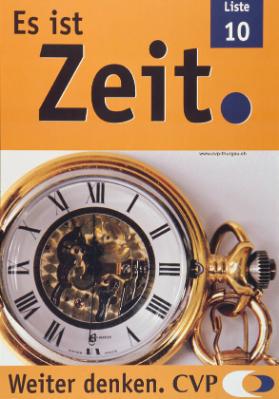 Es ist Zeit. Liste 10 - Weiter denken. CVP