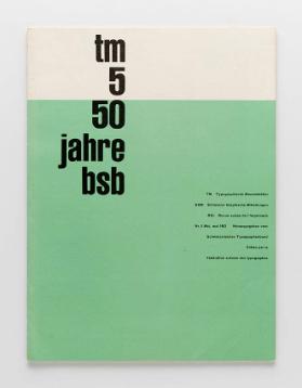 TM Typographische Monatsblätter, 5, 1953