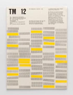 TM Typographische Monatsblätter, 12, 1954