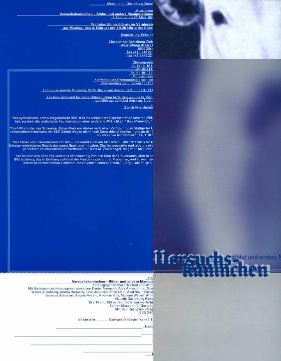 Versuchskaninchen - Bilder und andere Manipulationen