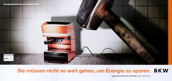 Sie müssen nicht so weit gehen, um Energie zu sparen. BKW - www.bkw-fmb.ch/effizienz - zeigt Besseres.