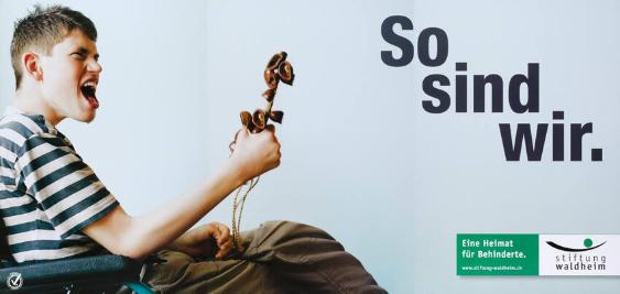 So sind wir. Eine Heimat für Behinderte. Stiftung Waldheim