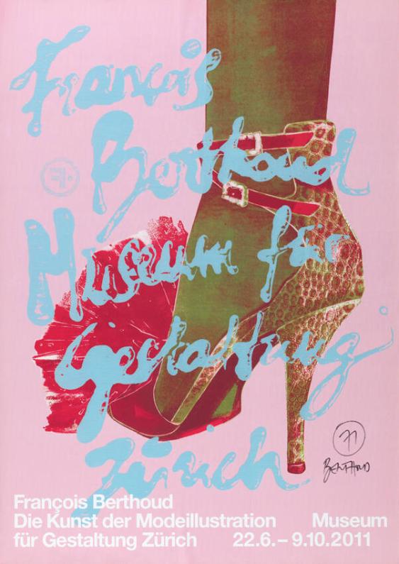 François Berthoud - Museum für Gestaltung Zürich - François Bertoud - Die Kunst der Modeillustraion