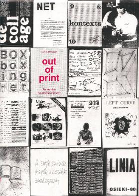 Out of print. An archive as artistic concept