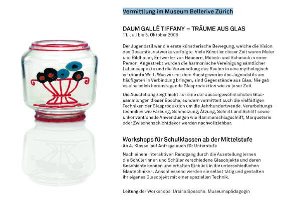 Vermittlung im Museum Bellerive Zürich