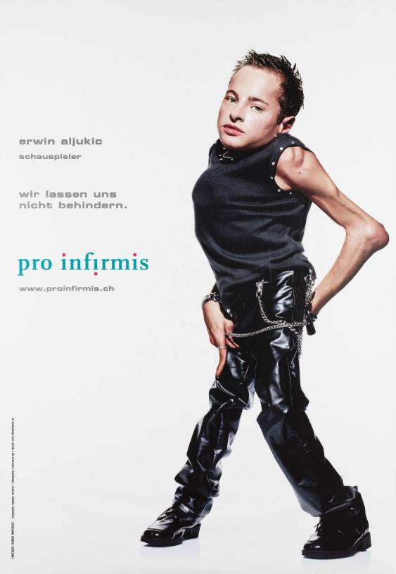 Erwin Aljukic - Schauspieler - Wir lassen uns nicht behindern. - Pro Infirmis - www.proinfirmis.ch