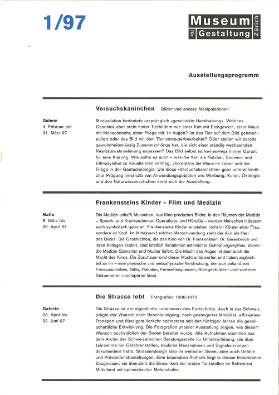 Ausstellungsprogramm 1/97