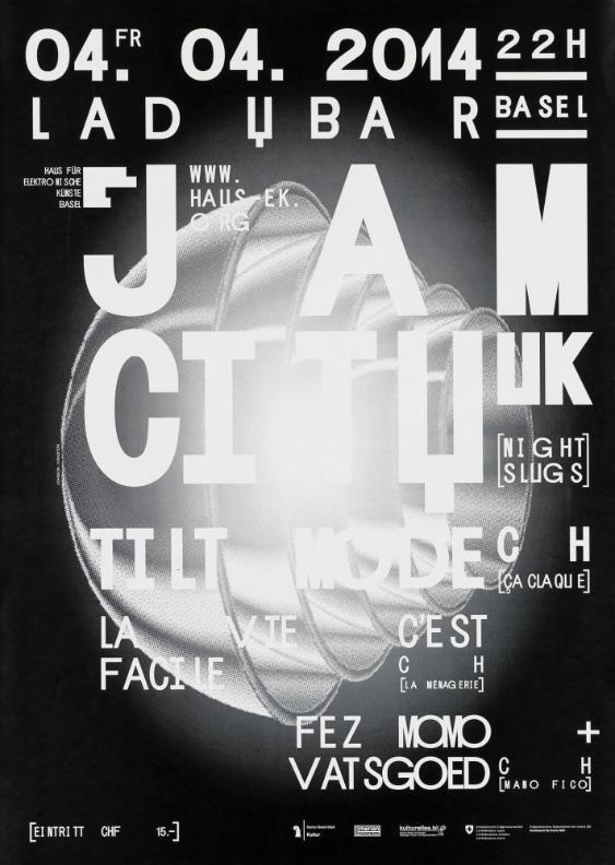 Ladybar - Jam - City - Tilt Mode - Haus für Elektronische Künste Basel