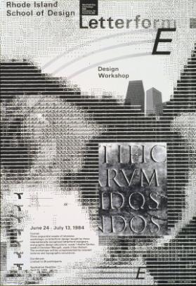 Letterform E - Design Workshop