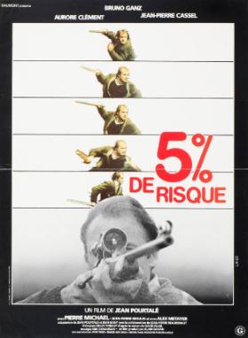 Gaumont présente - Bruno Ganz - Aurore Clément - Jean-Pierre Cassel - 5% de risque - un film de Jean Pourtalé - avec Pierre Michael