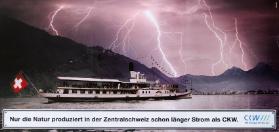 Nur die Natur produziert in der Zentralschweiz schon länger Strom als CKW. Mit Energie für Sie da.