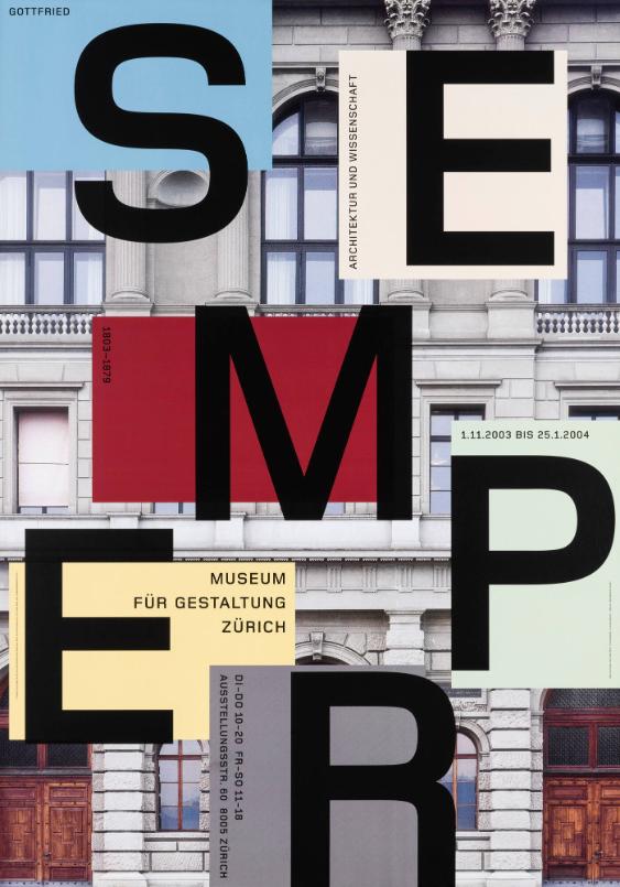 Gottfried Semper - Museum für Gestaltung Zürich - Architektur und Wissenschaft
