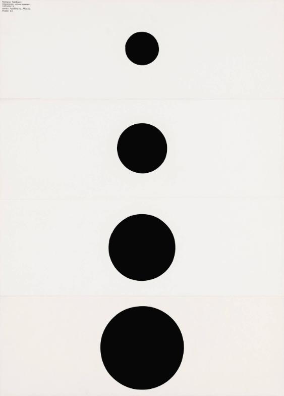 Romano Santucci: Interazione visivo-suonica. Centro Apollinaire, Milano.
