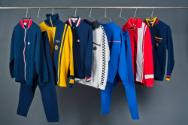 11 Nabholz-Trainerjacken und -anzüge, diverse Modelle der 1960er- bis 1980er-Jahre, Nabholz Spo…