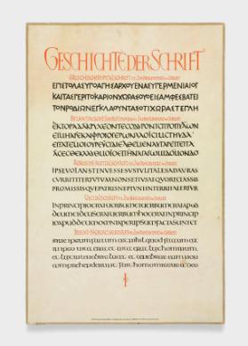 Geschichte der Schrift I
